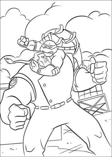 Kids-n-fun.com | 80 coloring pages of Ninja Turtles